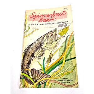 Spinnerbait Bassin’ 100 Tips For Using Spinnerbaits Effectively 1986 Ex Liberia